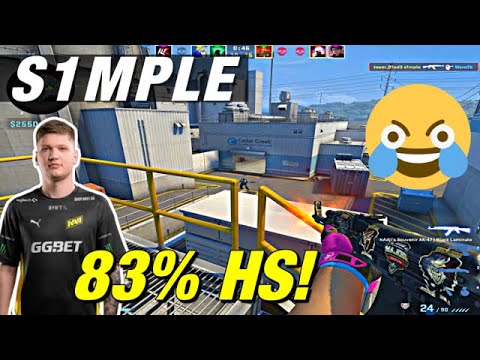 s1mple vs woxic, Woro2k, mir, JACKZ nuke faceit game! 83 HS!🔥 CSGO s1mple POV