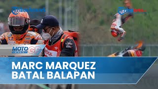 Marc Marquez Terjatuh di Tikungan Ketujuh Sirkuit Mandalika, Tak Bisa Ikuti Balapan