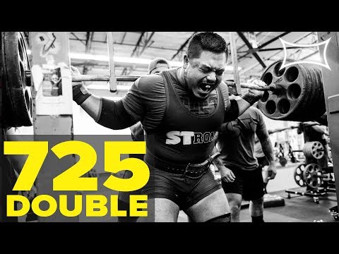 Marcus Sannadan Squats 725 for a Double - In Preparation for His Next Meet | @FILIPINOTHUNDER