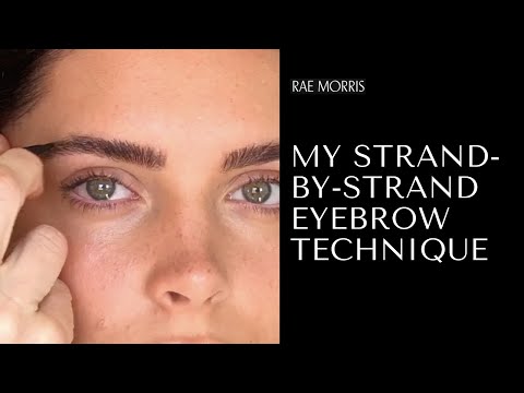 My strand-by-strand eyebrow | Rae Morris