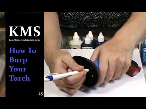 Part of a video titled KMS 25 ~ How To Burp Your Torch! - YouTube