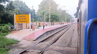 #Kundara Railway station passing Kollam Passenger#