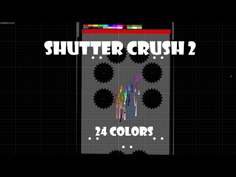 Shutter Crush 2 - 24 color marble race in Algodoo