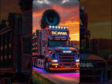 Truck compilation horn pop pop doll #shorts