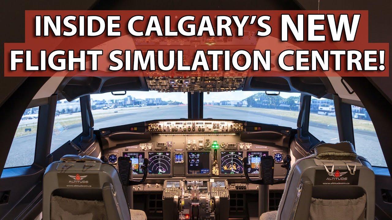 Inside Calgary's NEW Flight Simulation Centre! Altitude Flight Simulation