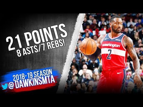 Johnn  Wall Full Highlights 2018 12 26 Pistons vs Wizards   21 Pts 8 Asts 7 Rebs!  FreeDawkins