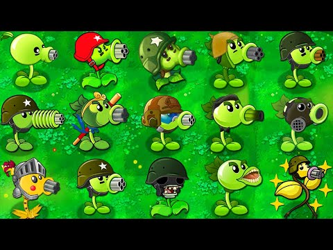 All Pea LEVEL 999999 vs All Final Boss! - Plants vs. Zombies 2 Mod