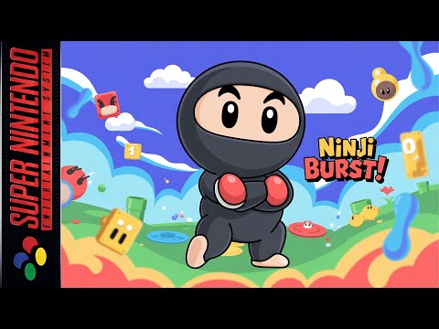 Ninji Burst! | Super Mario World | SMW Romhack [SNES]