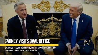Carney meets with Trump in Washington to discuss ongoing trade war