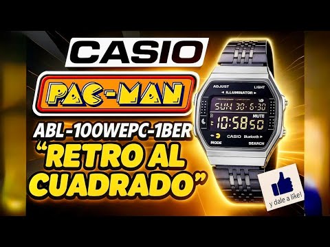 CASIO PAC-MAN ABL-100WEPC-1BER "RETRO AL CUADRADO", Unboxing y Review