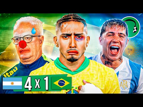 ♫ 4x1 - BRASIL É HUMILHADO PELA ARGENTINA! | Paródia I Will Survive - Gloria Gaynor