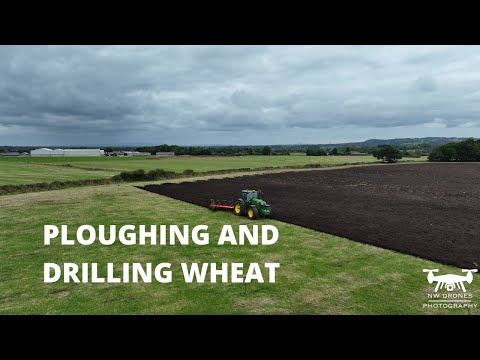 JOHN DEERE 6215 & 6250 - PLOUGHING AND DRILLING