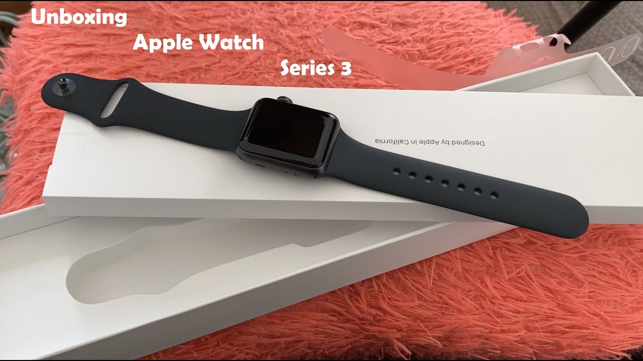 Apple watch series 3 unboxing 3GPS 38 mm Space Grey | First look | Best smart watch | Worth buying