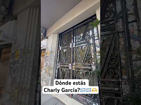 📍Av. Santa Fe y Cnel Díaz- Dónde estás Charly García 😍🇦🇷🥰🫶🎼🎼 Buenos Aires