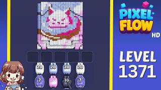 Pixel Flow Level 1371 Solution Walkthrough
