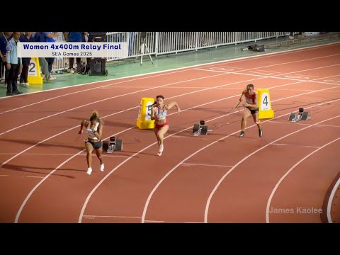 [SEA Games 2025] Athletics - Women's 4x400m Relay Final Gold Medal Match