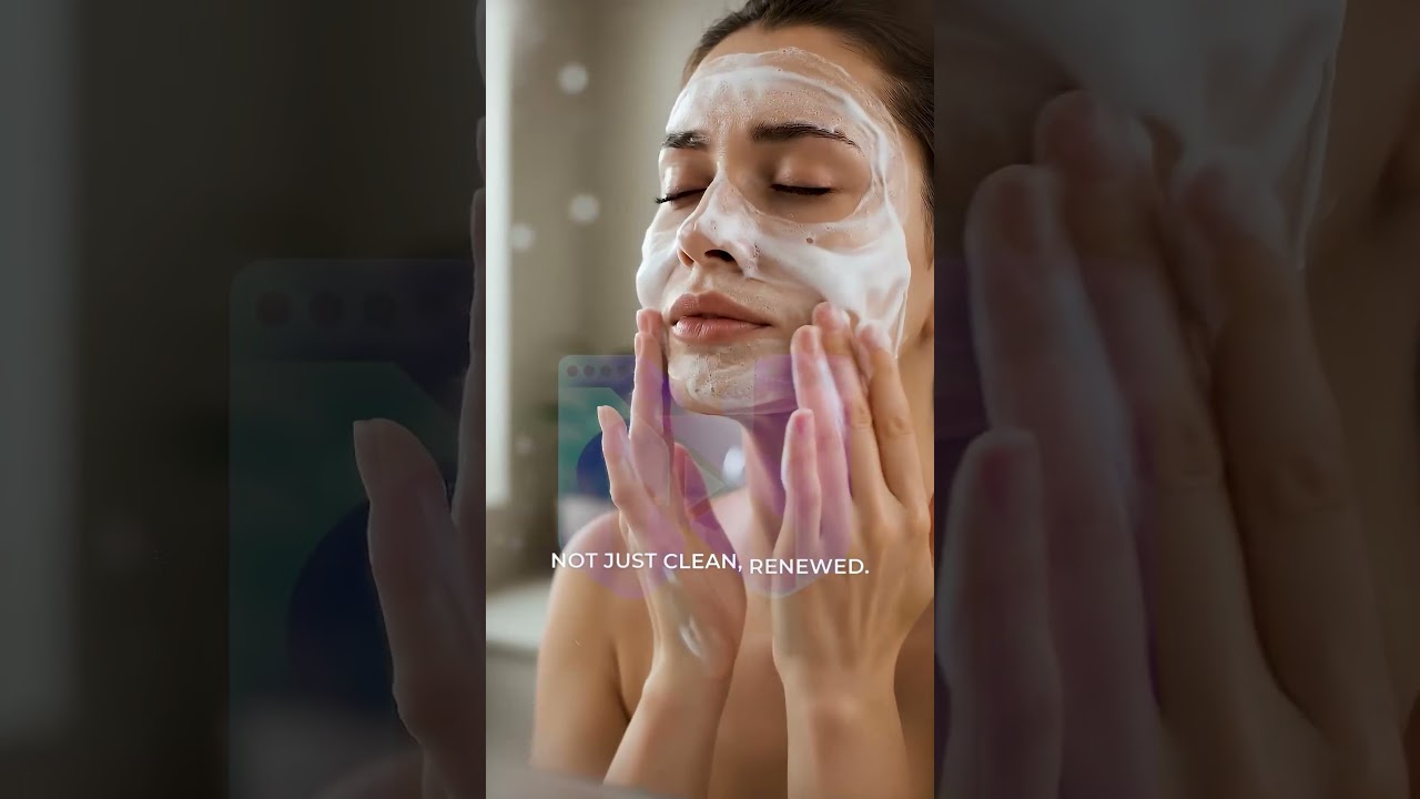AI Cinematic Facewash Ad