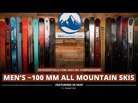 2024 Men's 100 mm All-Mountain Ski Comparison with SkiEssentials.com