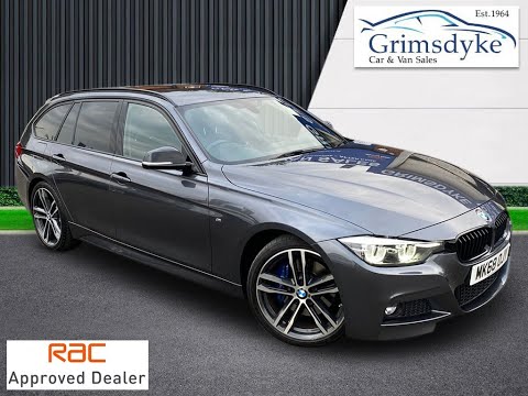 BMW 3 SERIES 2018 (68 reg) 2.0 320I M SPORT SHADOW EDITION TOURING 5d 181 BHP