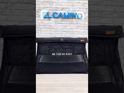 Детская кроватка-манеж 2в1 EL Camino SO EASY (ME 1194 Black)