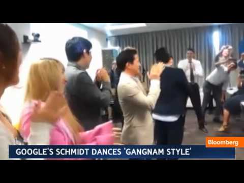 Funny music videos - GOOGLE CHAIRMAN ERIC SCHMIDT DANCES 'GANGNAM STYLE' WITH K-POP SENSATION PSY