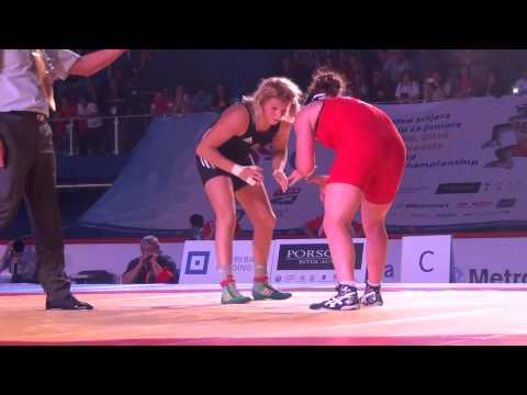 Jr World WFS - Francis (USA) tech. Radelt (GER), 72 kg bronze bout