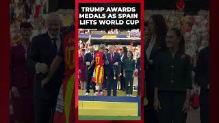 WATCH: Trump Presents Medals As Spain Celebrates World Cup Win | World Cup Final 2026 