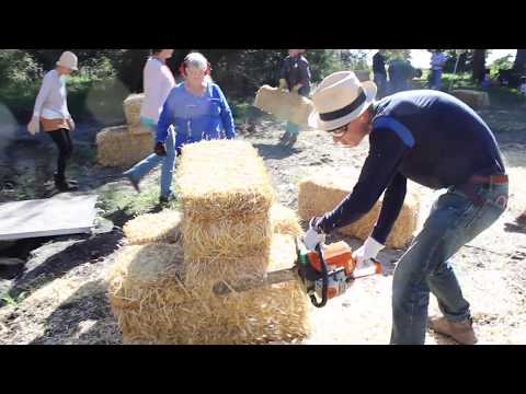 Learn how to build a straw bale tiny house!