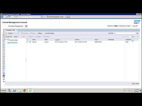 SAP BO Administration Introduction