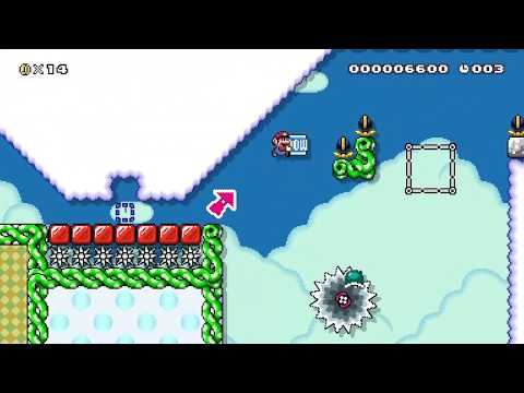 Super Mario Maker 2 High Sky Sprint [20 Seconds]