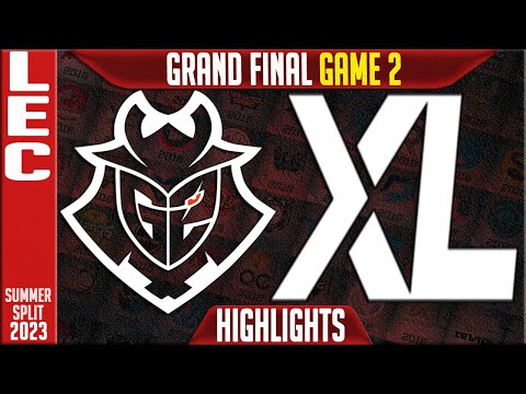 G2 vs XL Highlights Game 2 | GRAND FINAL LEC Summer 2023 Playoffs | G2 Esports vs Excel G2
