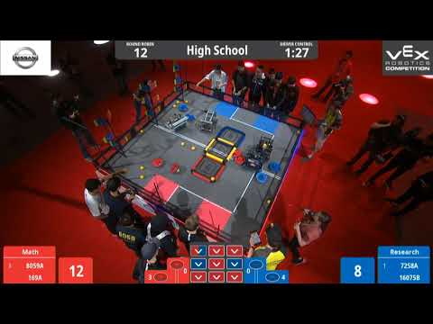 VEX Worlds 2019 Turning Point Round Robin 12 | 8059A 169A | 7258A 16075B
