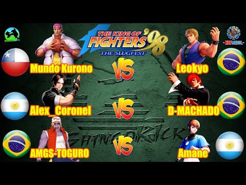 // KOF 98 // D-MACHADO🇧🇷🆚Alex_Coronel🇦🇷/ Mundo Kurono🇨🇱🆚LeoKyo🇧🇷 / AMGS-TOGURO🇧🇷 🆚 DG|Amane🇦🇷