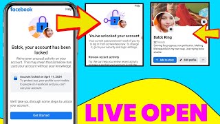 facebook account locked how to unlock 2024 || how to unlock facebook account 2024 || #1