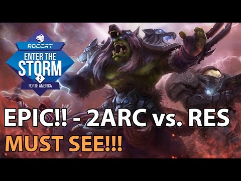 ► EPIC! Heroes of the Storm Pro Gameplay: 2ARC vs. Resurgence - ETS Grand Final