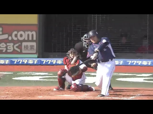 【4回表】ライオンズ3・4番連続アーチ!! 中村にも今季1号!! 2015/4/2 E-L