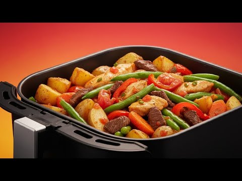 One Pot Potato, Beef and Veggie: Budget-Friendly Air Fryer Vs Stove Top Dinner, Delicious Dinner