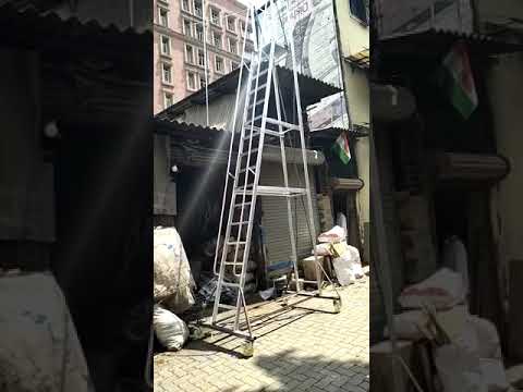 ALUMINIUM TROLLEY LADDER