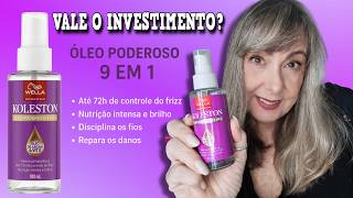 ÓLEO PODEROSO 9 EM 1 KOLESTON DA WELLA proteção térmica e UV