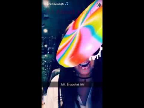 SNSD Tiffany Snapchat with seohyun