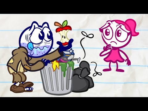 Pencilmate is HOMELESS?! | Animated Cartoons Characters | Animated Short Films