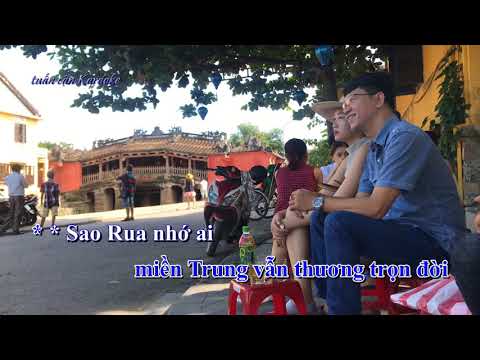 Mưa Chiều Miền Trung KARAOKE Tone Nam rất hay