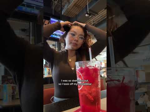 I was sitting alone at the bar and someone kept getting a little too close to my drink (fictional)