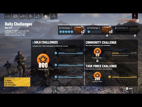 Ghost Recon Wildlands Daily Challenges Week 20 Day 2 Solo Challenge 3