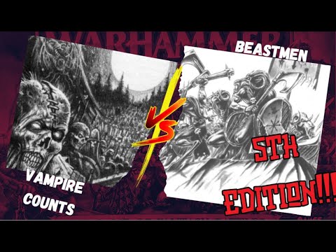 Vampire Counts vs Beastmen: Warhammer 5th Edition Battle Report