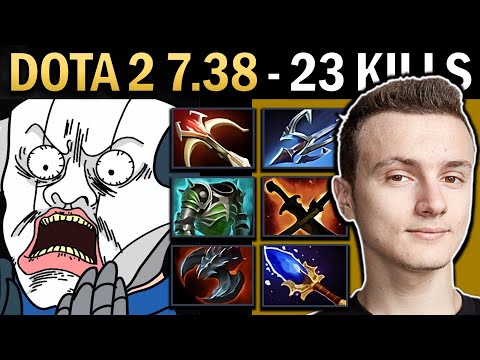 Sven Gameplay Miracle with 23 Kills and Harpoon - Dota 2 7.38
