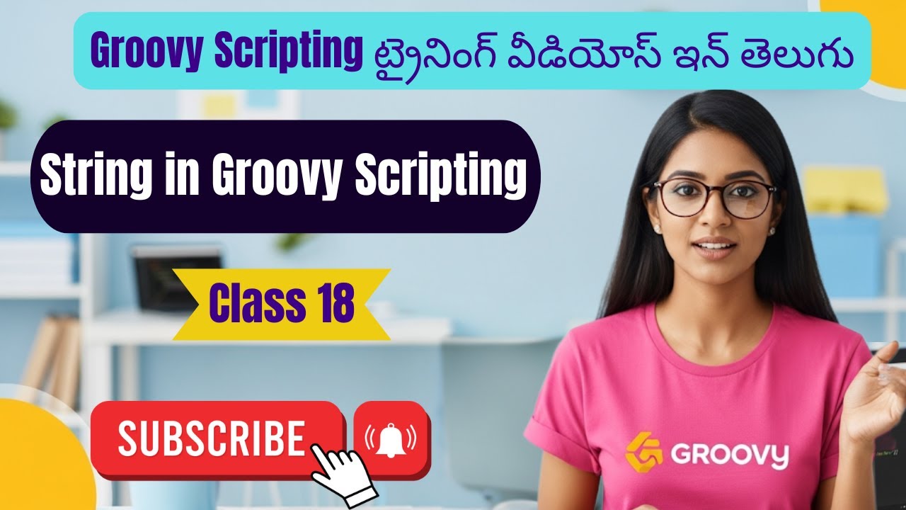 String  in Groovy Scripting groovy training telugu 18