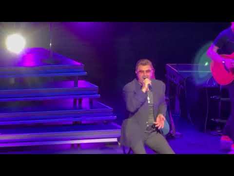 Rob Lamberti sings George Michael song ’Amazing’ at ICC in Newport, Wales in June 2025