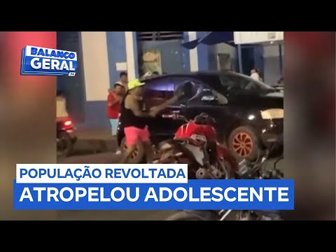 População destrói carro de motorista que atropelou adolescente em Abaetetuba (PA)
