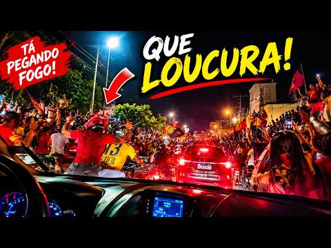 RUAS LOTADAS EM BUÍQUE-PE APOS VITÓRIA DO PT